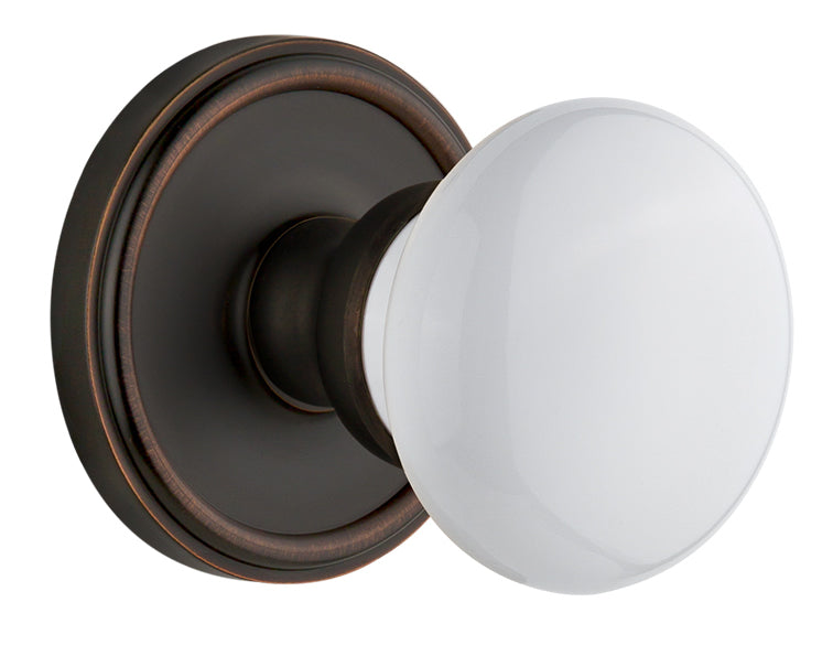 Grandeur Georgetown Rosette with Hyde Park Knob
