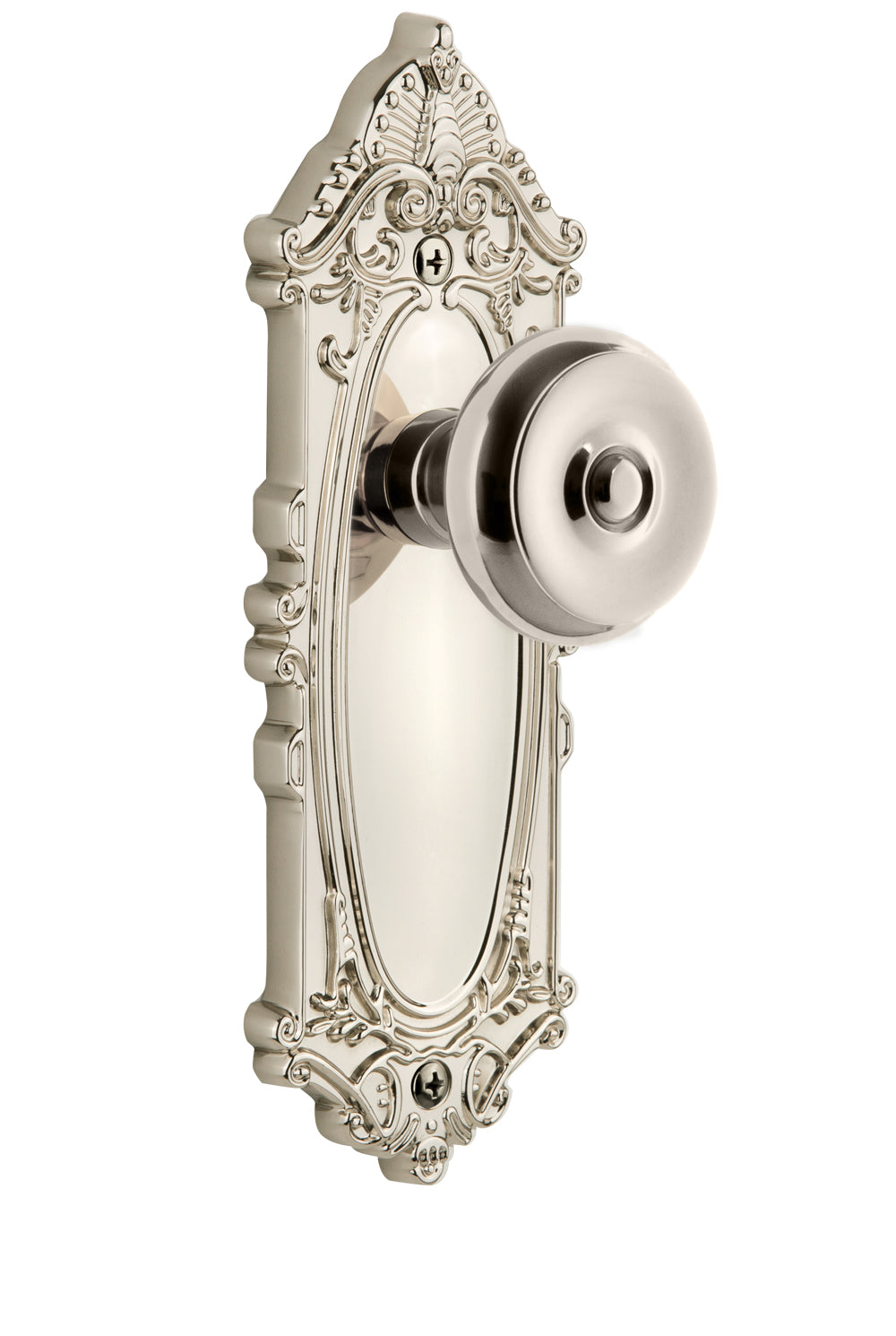 Grandeur Grande Victorian Plate with Bouton Knob