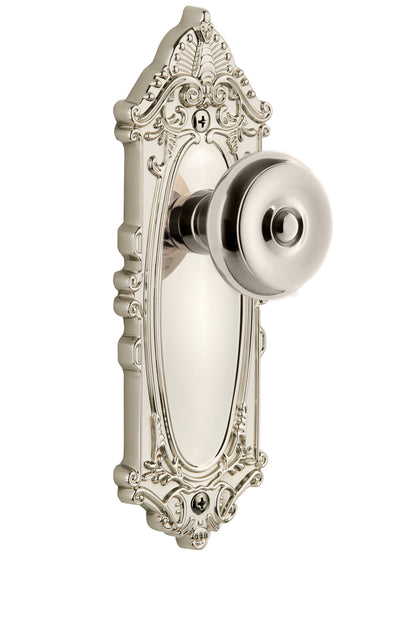 Grandeur Grande Victorian Plate with Bouton Knob