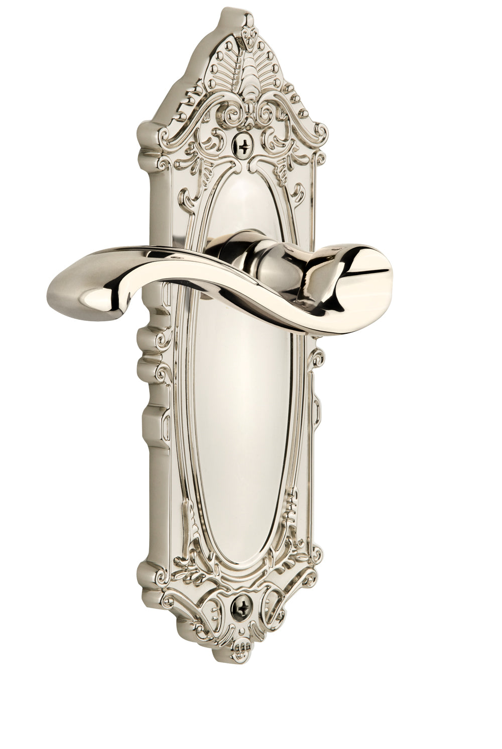 Grandeur Grande Victorian Plate with Portofino Lever