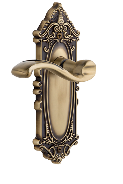 Grandeur Grande Victorian Plate with Portofino Lever