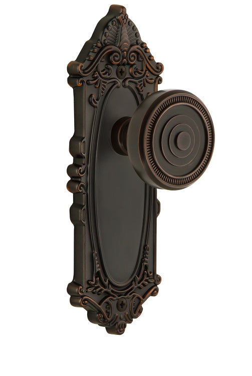Grandeur Grande Victorian Plate with Soleil Knob