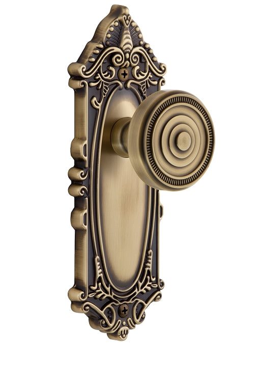 Grandeur Grande Victorian Plate with Soleil Knob