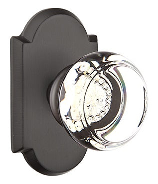 Emtek Georgetown Knob with Sandcast Style 1 Rosette