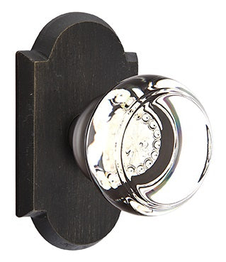 Emtek Georgetown Knob with Sandcast Style 1 Rosette