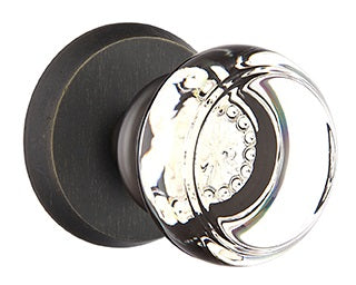 Emtek Georgetown Knob with Sandcast Style 2 Rosette