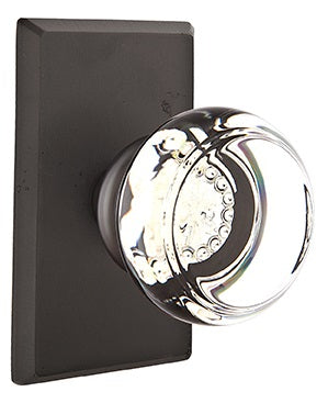 Emtek Georgetown Knob with Sandcast Style 3 Rosette