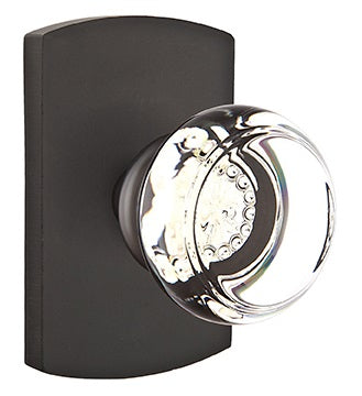 Emtek Georgetown Knob with Sandcast Style 4 Rosette