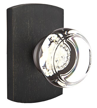 Emtek Georgetown Knob with Sandcast Style 4 Rosette