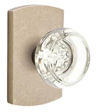 Emtek Georgetown Knob with Sandcast Style 4 Rosette