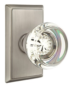 Emtek Georgetown Knob with Rectangular Rosette