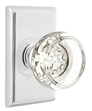 Emtek Georgetown Knob with Rectangular Rosette