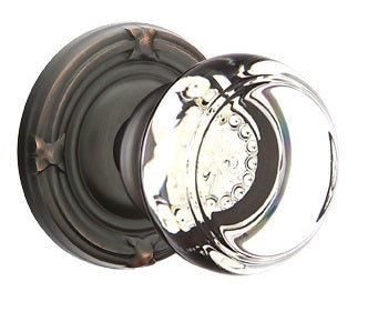 Emtek Georgetown Knob with Ribbon & Reed Rosette