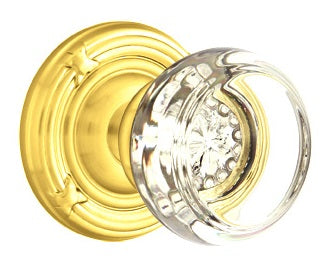 Emtek Georgetown Knob with Ribbon & Reed Rosette
