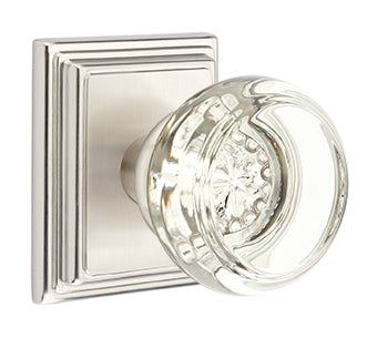 Emtek Georgetown Knob with Wilshire Rosette