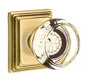 Emtek Georgetown Knob with Wilshire Rosette