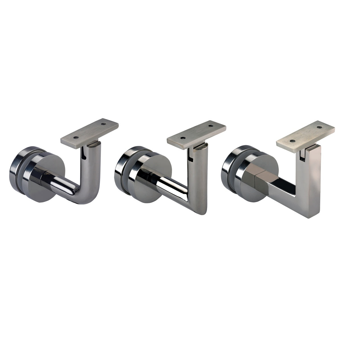 Glass Mount - Round - Flat (Polished)
