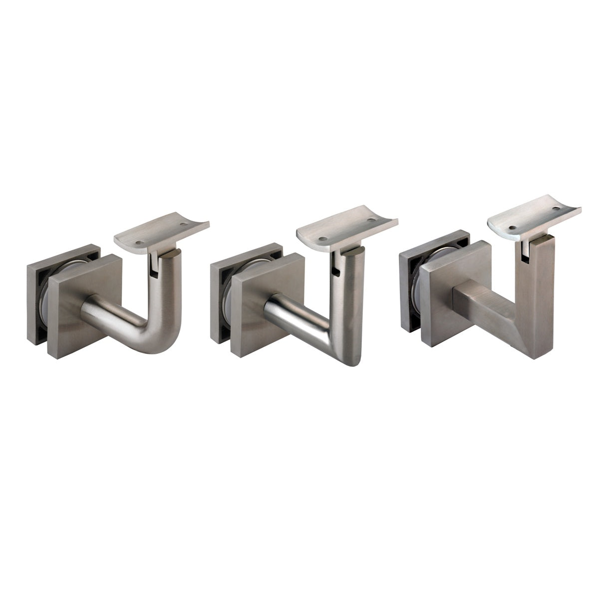 Glass Mount - Square - Curve (Satin)