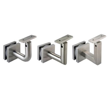 Glass Mount - Square - Flat (Satin)