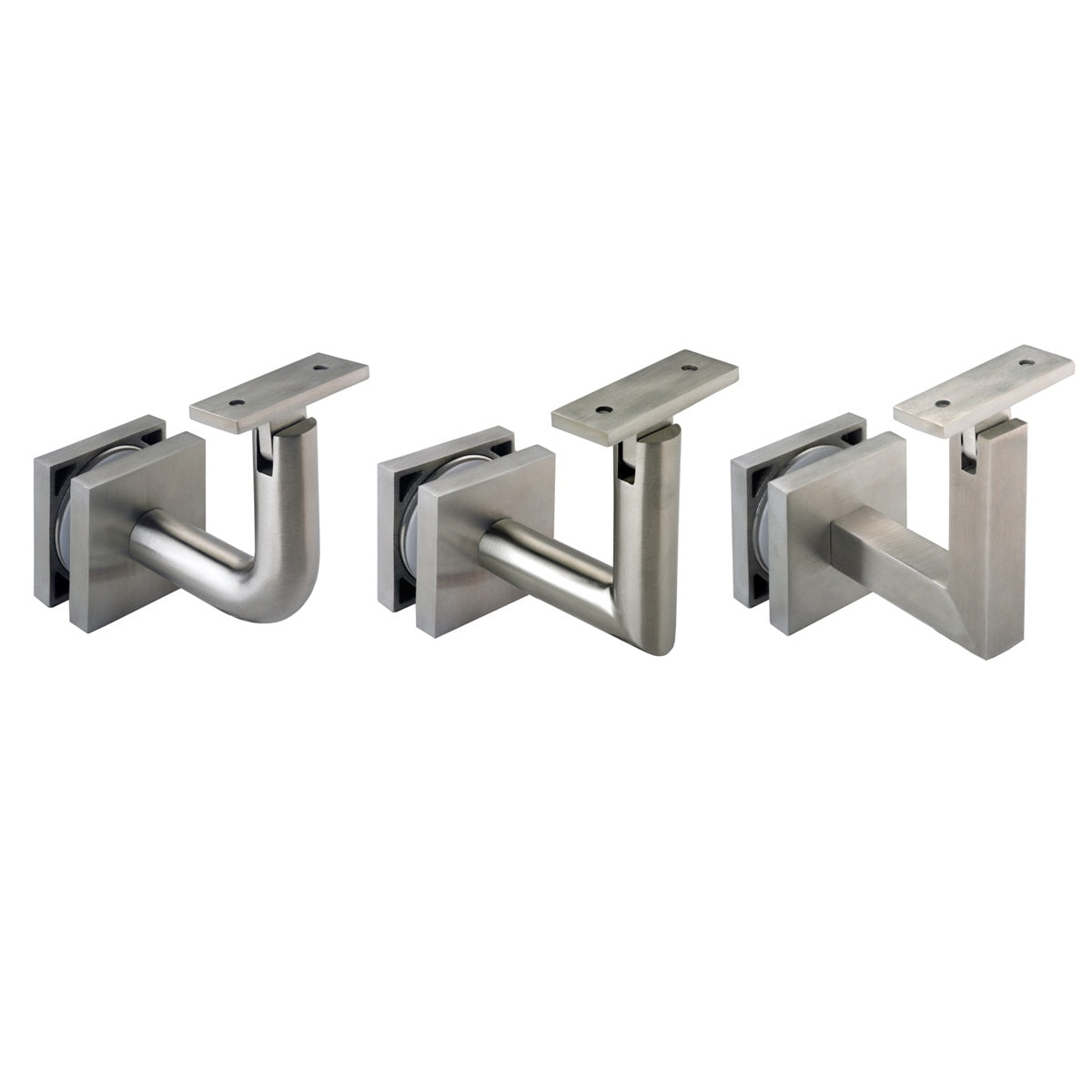 Glass Mount - Square - Flat (Satin)
