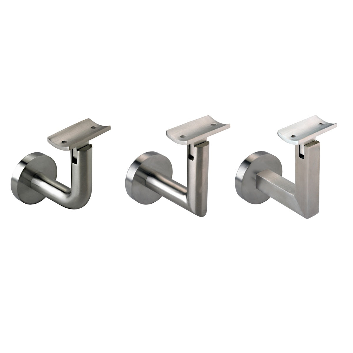 Hollow & Concrete Mount - Round - Curve (Satin)