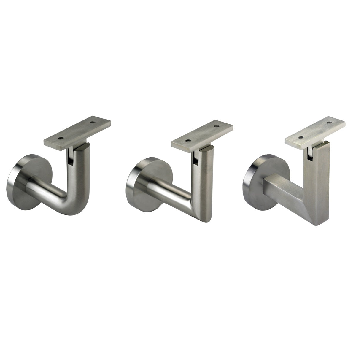 Hollow & Concrete Mount - Round - Flat (Satin)