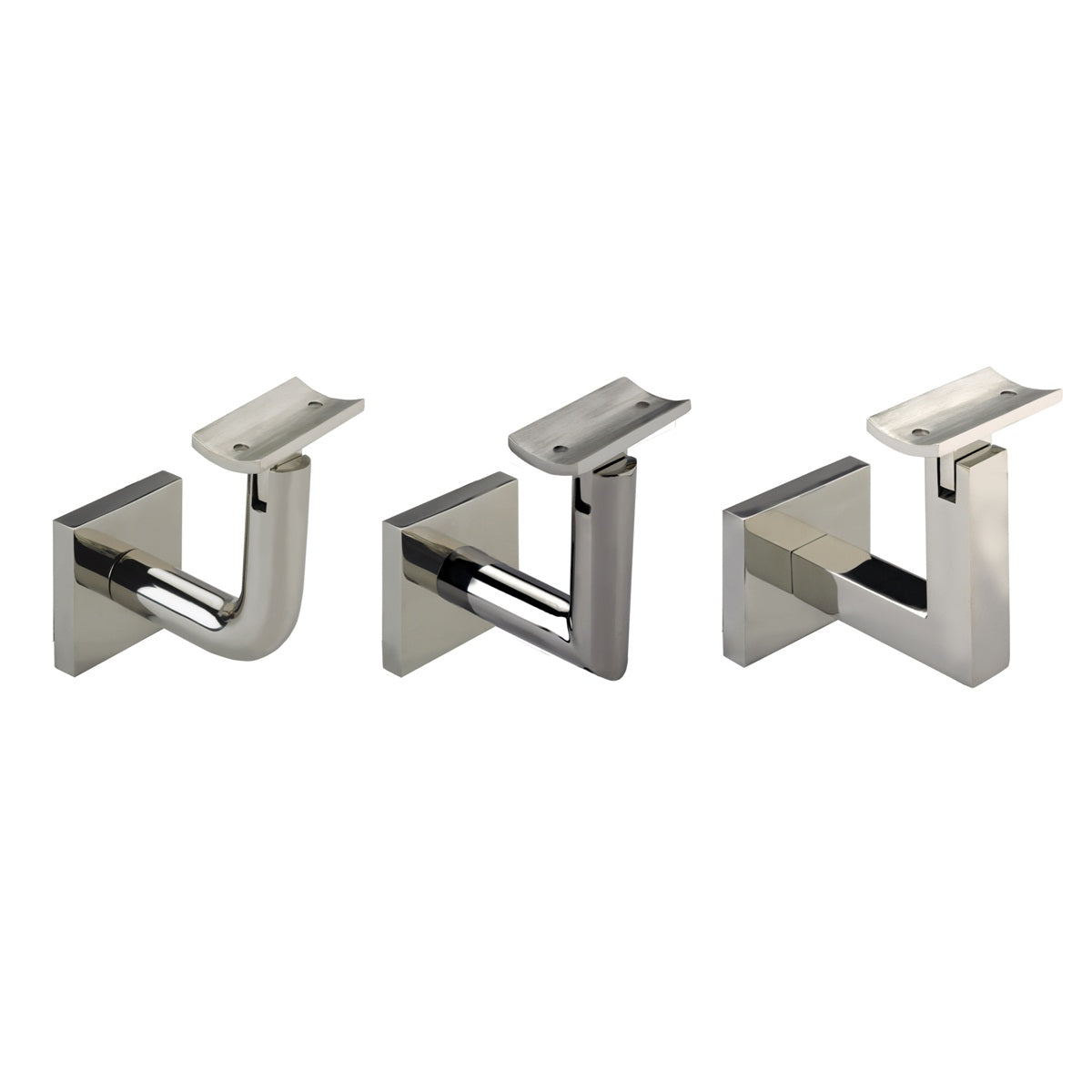 Hollow & Concrete Mount - Square - Curve (Polished)