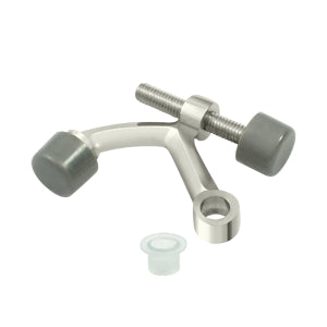 Deltana Solid Brass Hinge Mounted Hinge Pin Stop - Polished Nickel