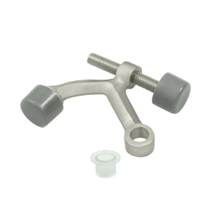 Deltana Solid Brass Hinge Mounted Hinge Pin Stop - Brushed Nickel