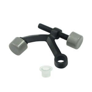 Deltana Solid Brass Hinge Mounted Hinge Pin Stop - Flat Black