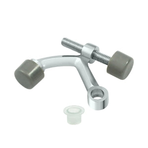 Deltana Solid Brass Hinge Mounted Hinge Pin Stop - Polished Chrome