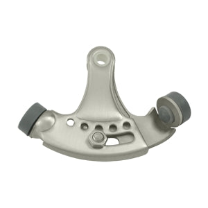 Deltana Solid Brass Hinge Mounted Adjustable Hinge Pin Stop - Brushed Nickel