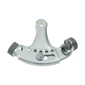 Deltana Solid Brass Hinge Mounted Adjustable Hinge Pin Stop - Polished Chrome