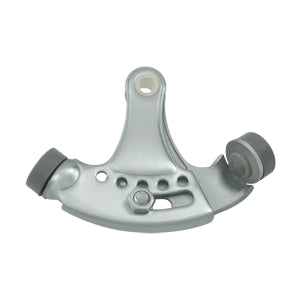 Deltana Solid Brass Hinge Mounted Adjustable Hinge Pin Stop - Brushed Chrome