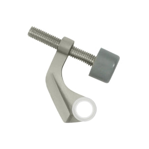 Deltana Solid Brass Hinge Mounted Hinge Pin Stop - Brushed Nickel