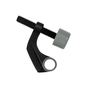 Deltana Solid Brass Hinge Mounted Hinge Pin Stop - Flat Black