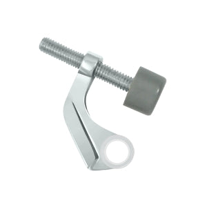 Deltana Solid Brass Hinge Mounted Hinge Pin Stop - Polished Chrome