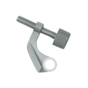 Deltana Solid Brass Hinge Mounted Hinge Pin Stop - Brushed Chrome