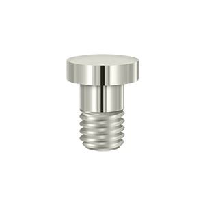 Deltana Solid Brass Extended Button Tip for Solid Brass Hinges
