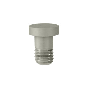 Deltana Solid Brass Extended Button Tip - Brushed Nickel