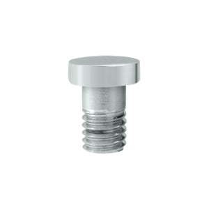 Deltana Solid Brass Extended Button Tip - Polished Chrome