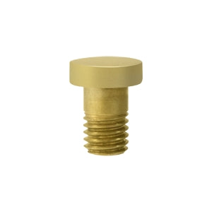 Deltana Solid Brass Extended Button Tip - Polished Brass