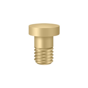 Deltana Solid Brass Extended Button Tip for Solid Brass Hinges