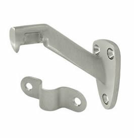 Deltana Hand Rail Bracket with 3-5/16 Inch Projection - Satin Nickel