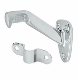 Deltana Hand Rail Bracket with 3-5/16 Inch Projection - Polished Chrome