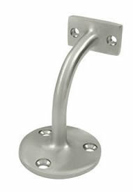 Deltana Hand Rail Bracket with 3-3/16 Inch Projection - Brushed Nickel