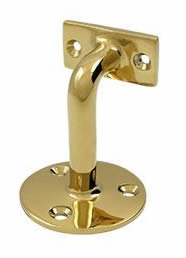Deltana Hand Rail Bracket with 3 Inch Projection - PVD Lifetime Brass