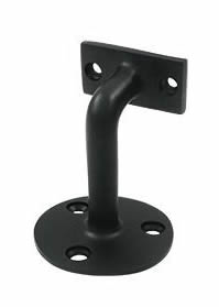 Deltana Hand Rail Bracket with 3 Inch Projection - Flat Black