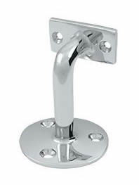 Deltana Hand Rail Bracket with 3 Inch Projection - Polished Chrome