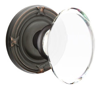 Emtek Hampton Knob with Ribbon & Reed Rosette